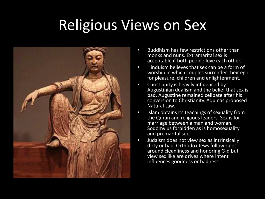 religious views on sex