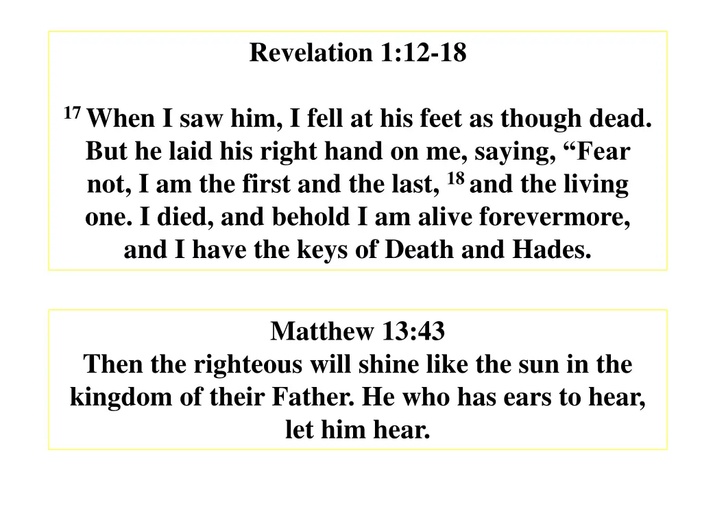 revelation 1 12 18 1