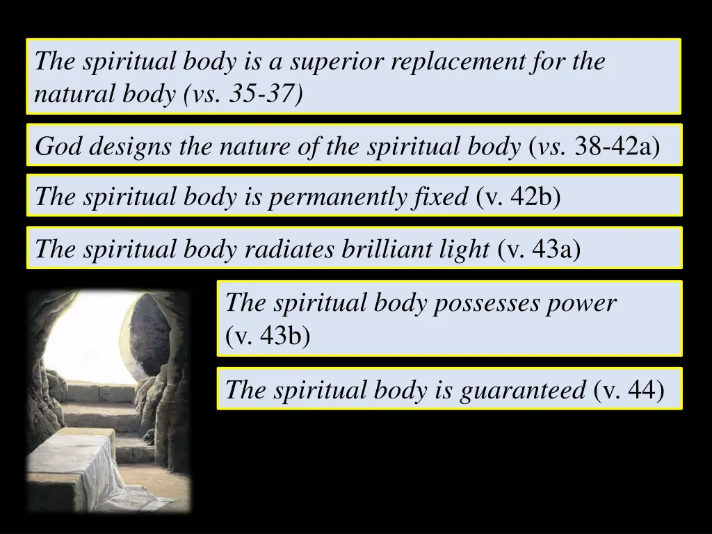 the spiritual body is a superior replacement 2