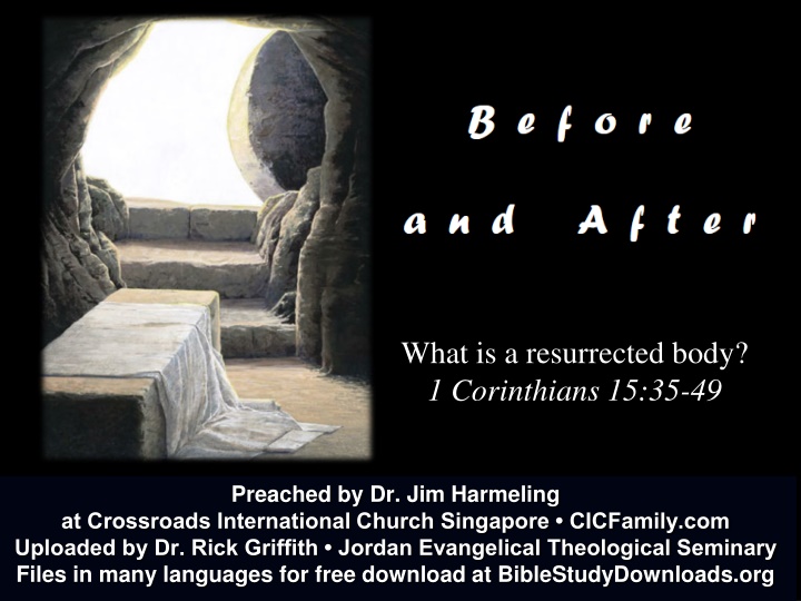 what is a resurrected body 1 corinthians 15 35 49