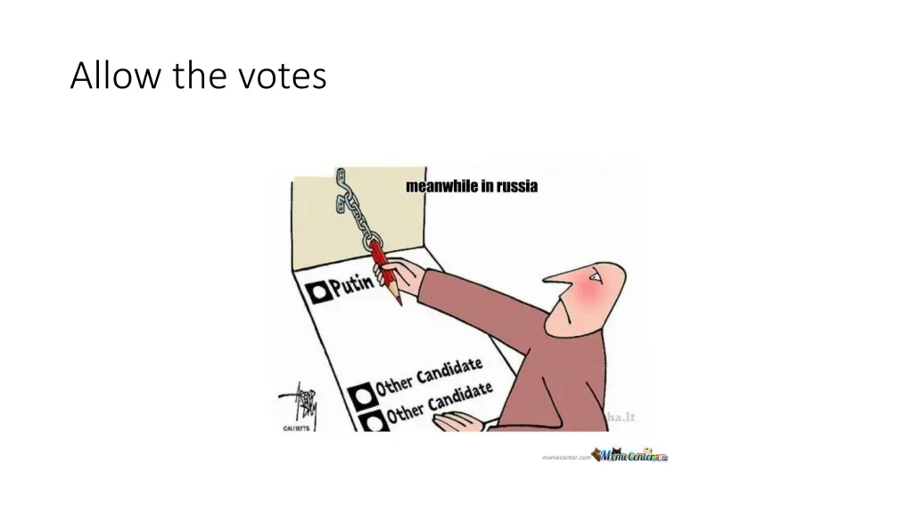 allow the votes