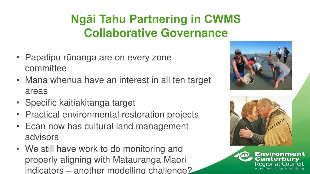 ng i tahu partnering in cwms collaborative