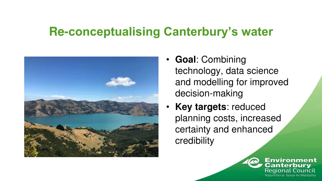 re conceptualising canterbury s water