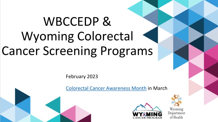 wbccedp wyoming colorectal cancer screening