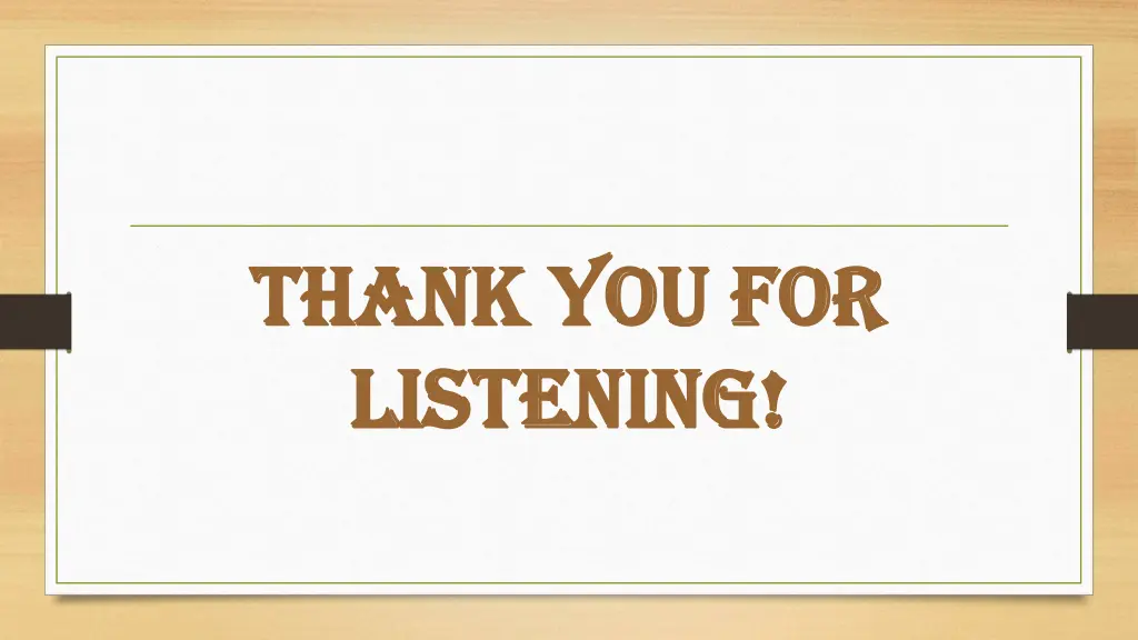 thank you for thank you for listening listening