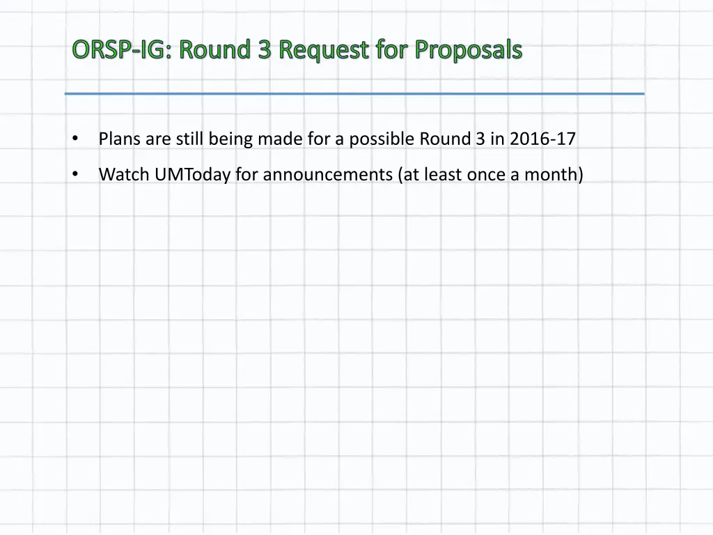 orsp ig round 3 request for proposals