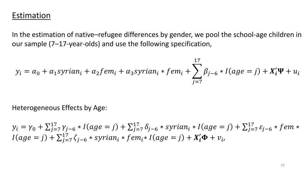 estimation