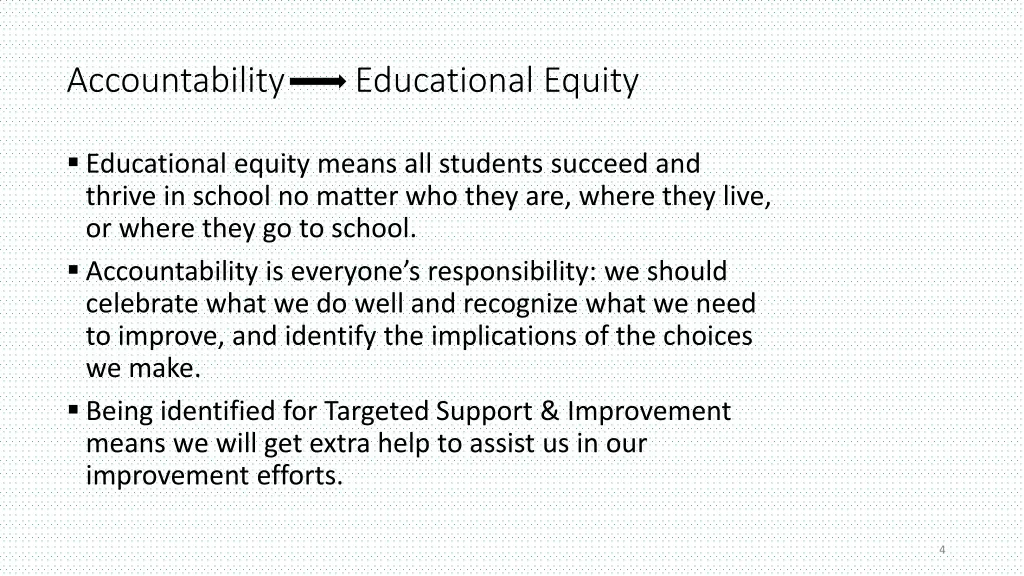 accountability educational equity