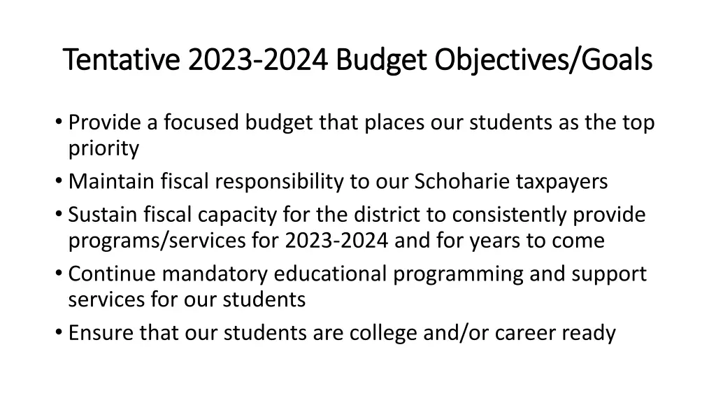 tentative 2023 tentative 2023 2024 budget