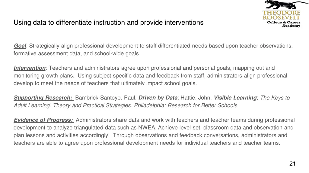 using data to differentiate instruction