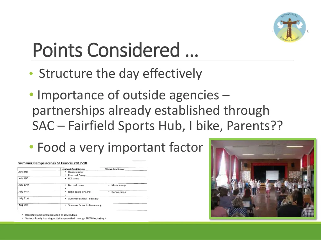 points considered points considered structure