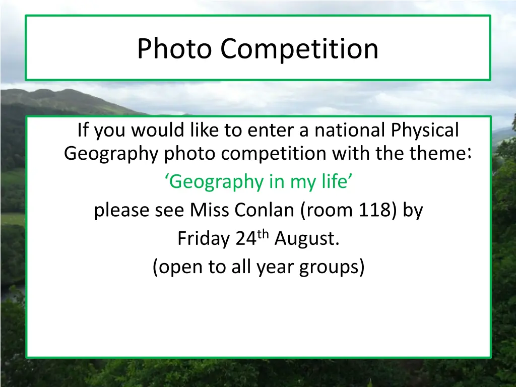 photo competition