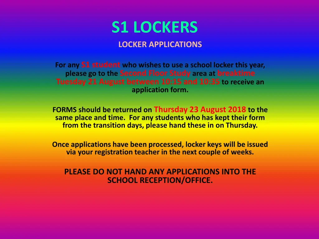 s1 lockers locker applications