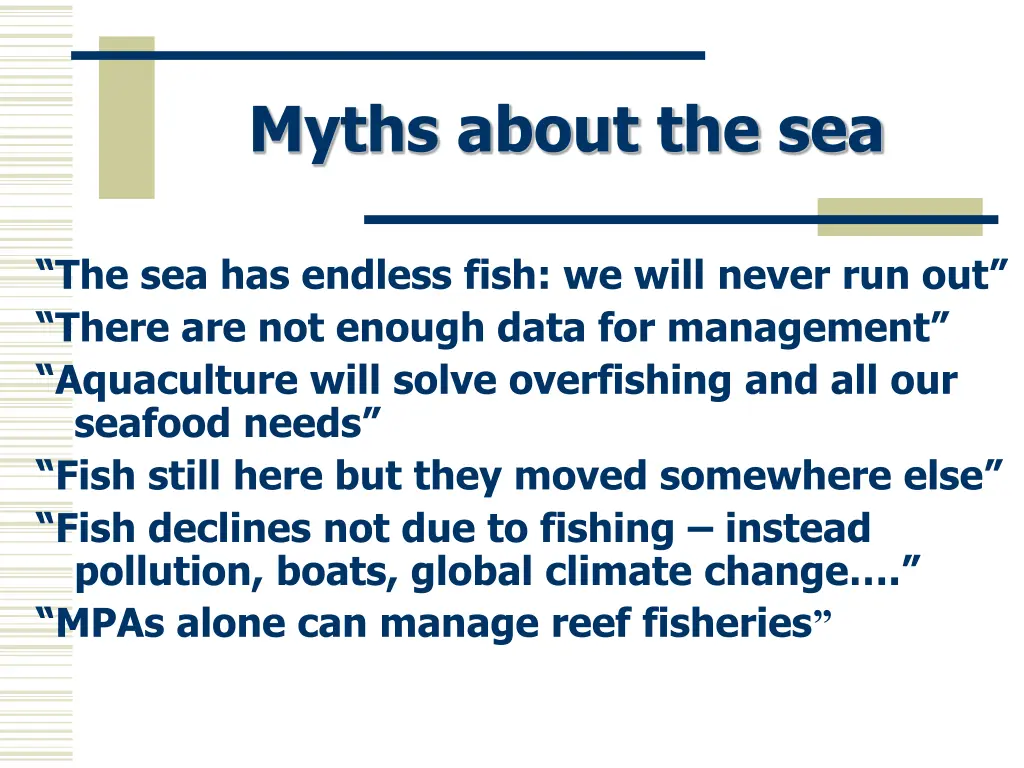 myths about the sea