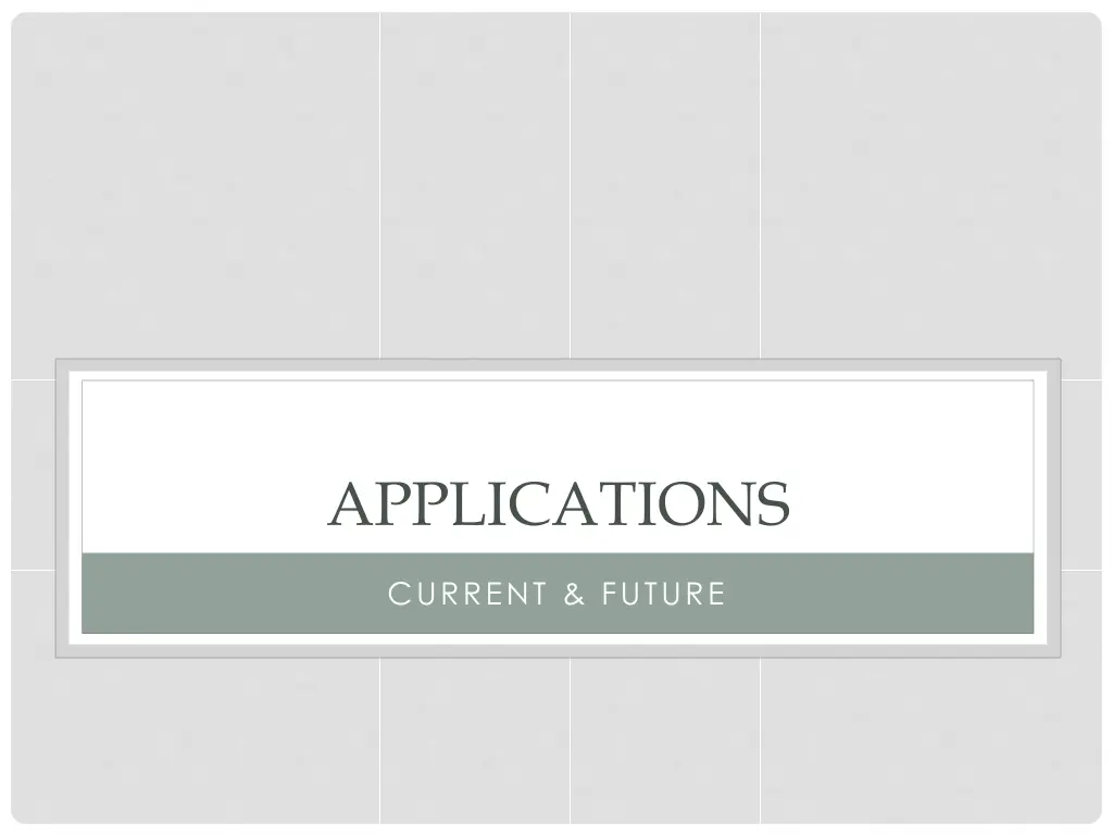 applications