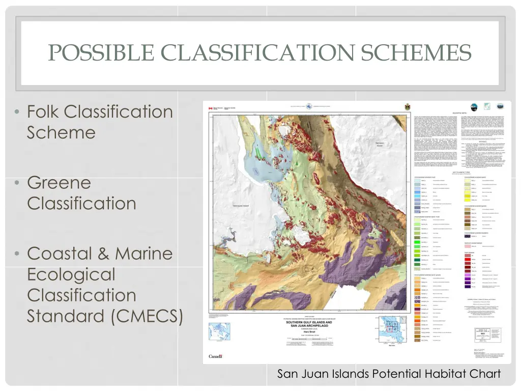 possible classification schemes