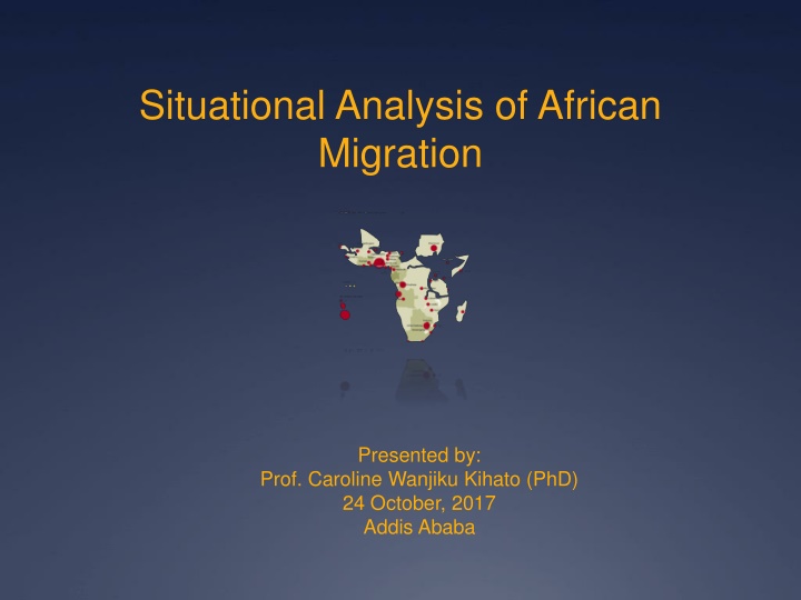 situational analysis of african migration