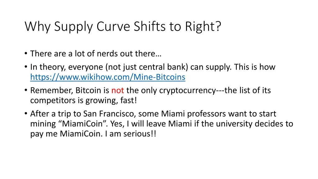 why supply curve shifts to right