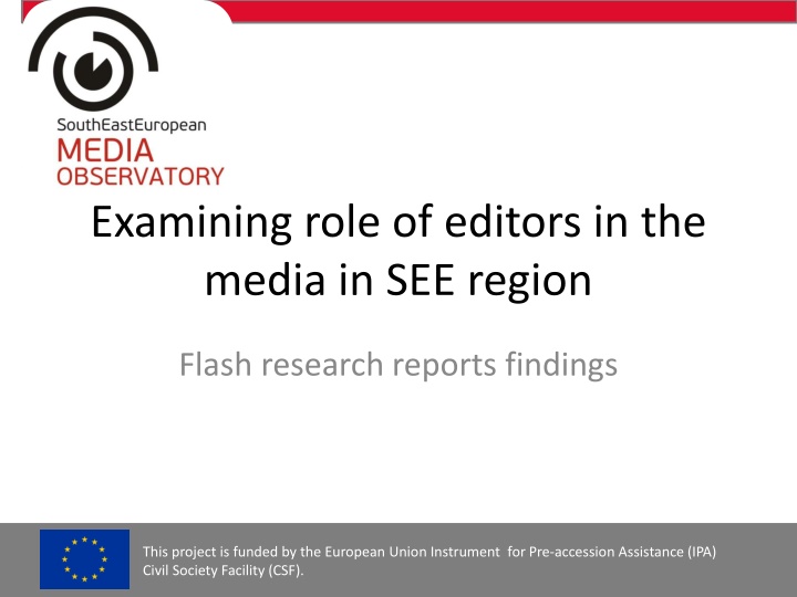 examining role of editors in the media