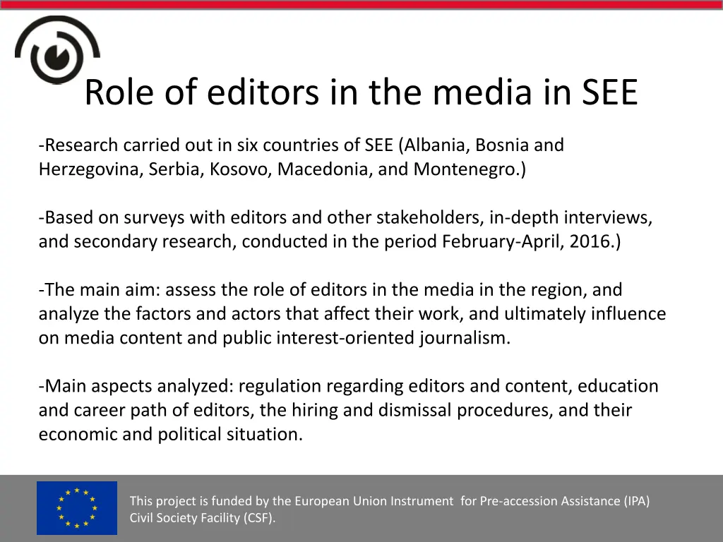 role of editors in the media in see