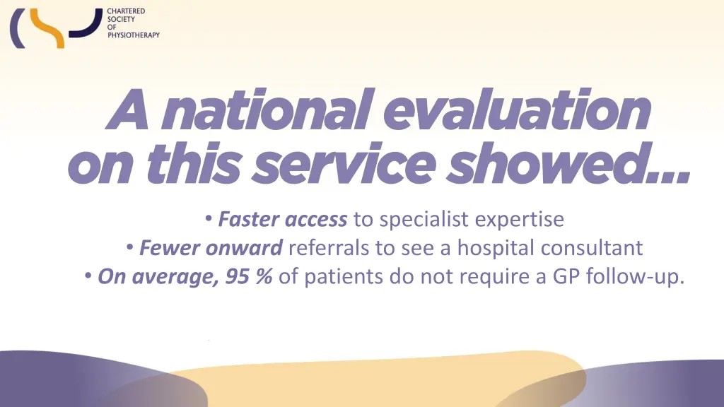 faster access to specialist expertise fewer