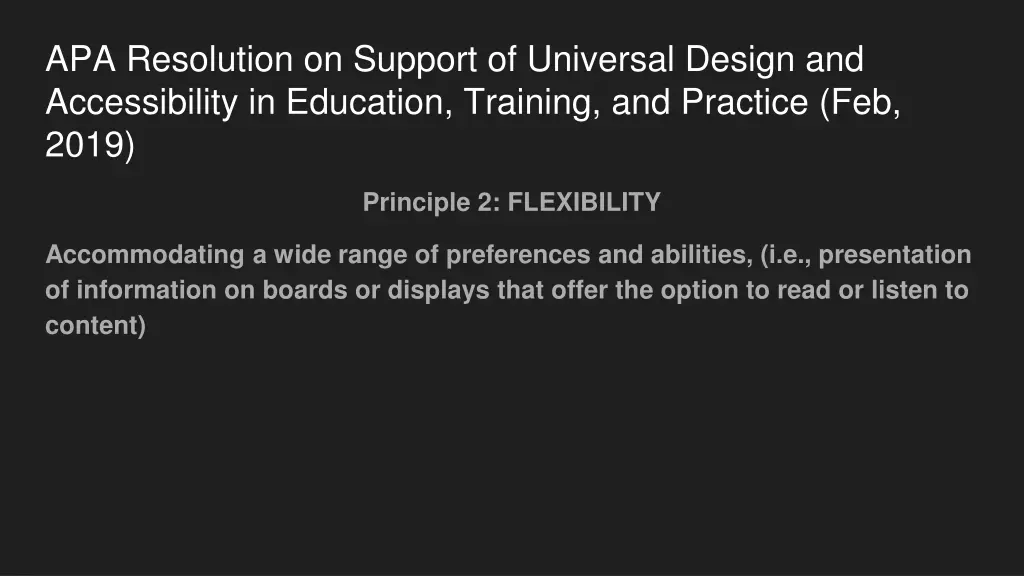 apa resolution on support of universal design 1