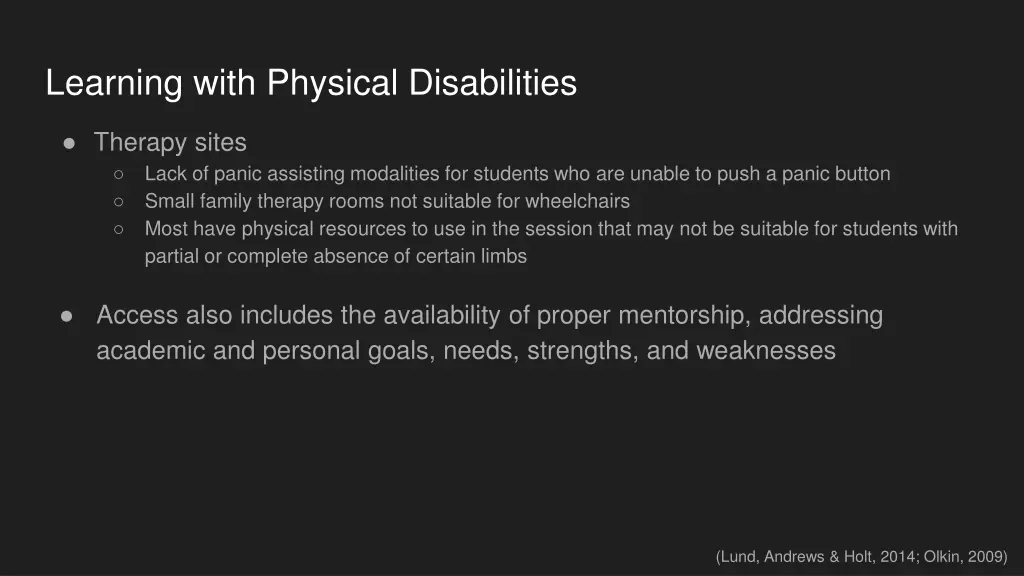 learning with physical disabilities 1