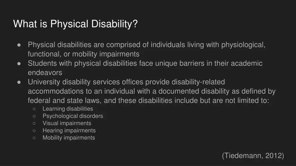 what is physical disability