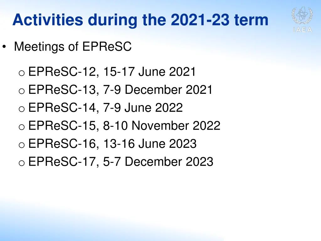 activities during the 2021 23 term 4