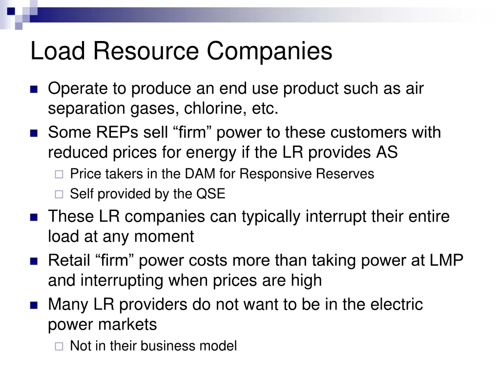 load resource companies