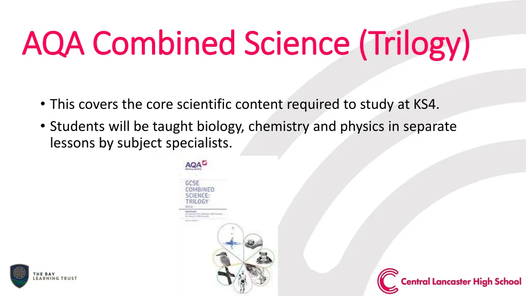 aqa combined science trilogy aqa combined science