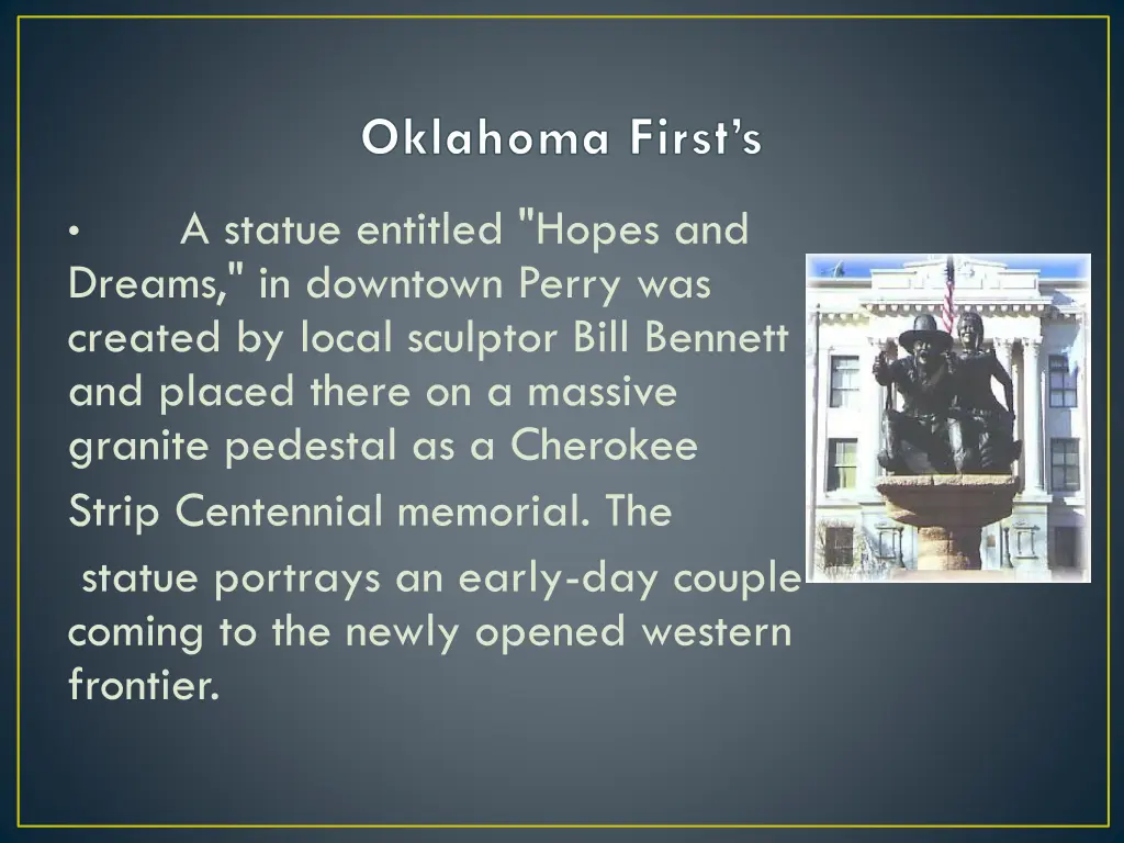 oklahoma first s