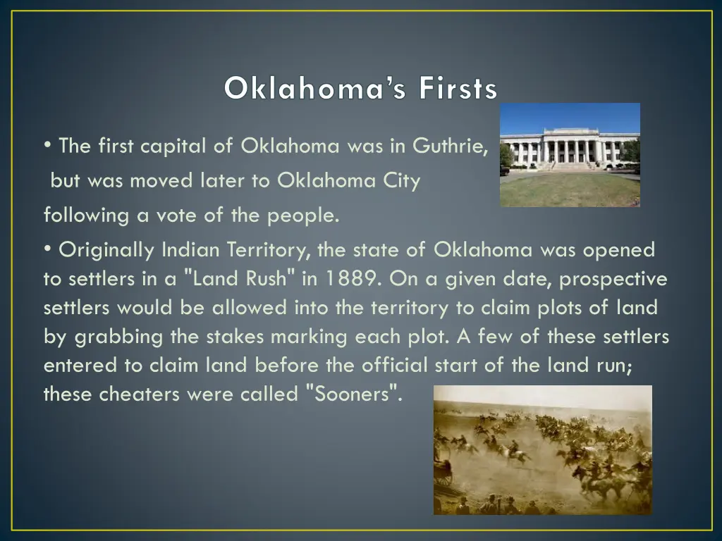 oklahoma s firsts 1