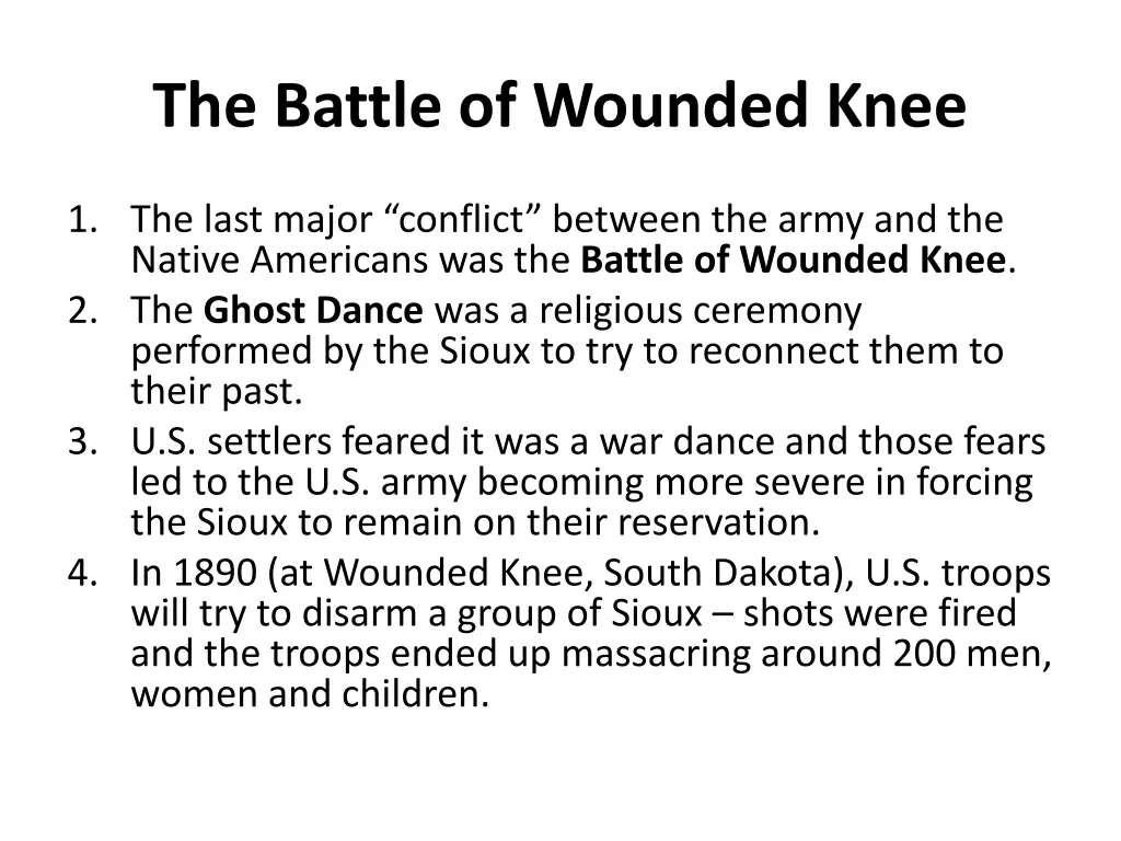 the battle of wounded knee