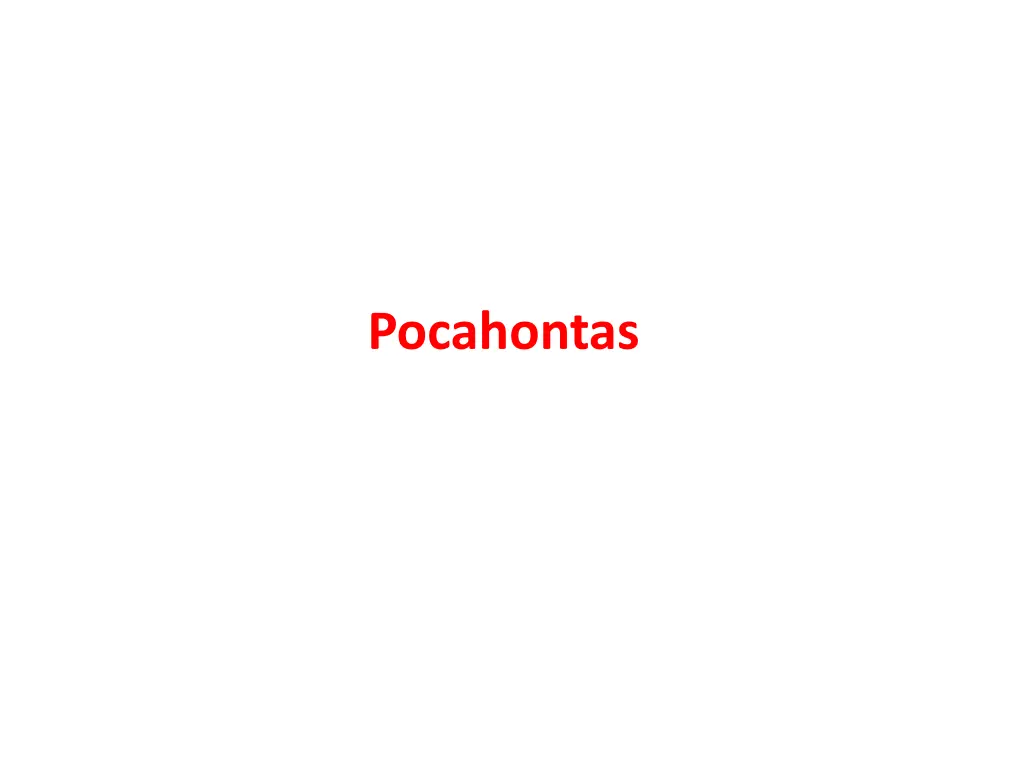 pocahontas