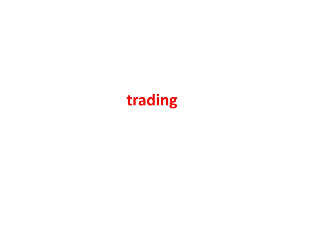 trading