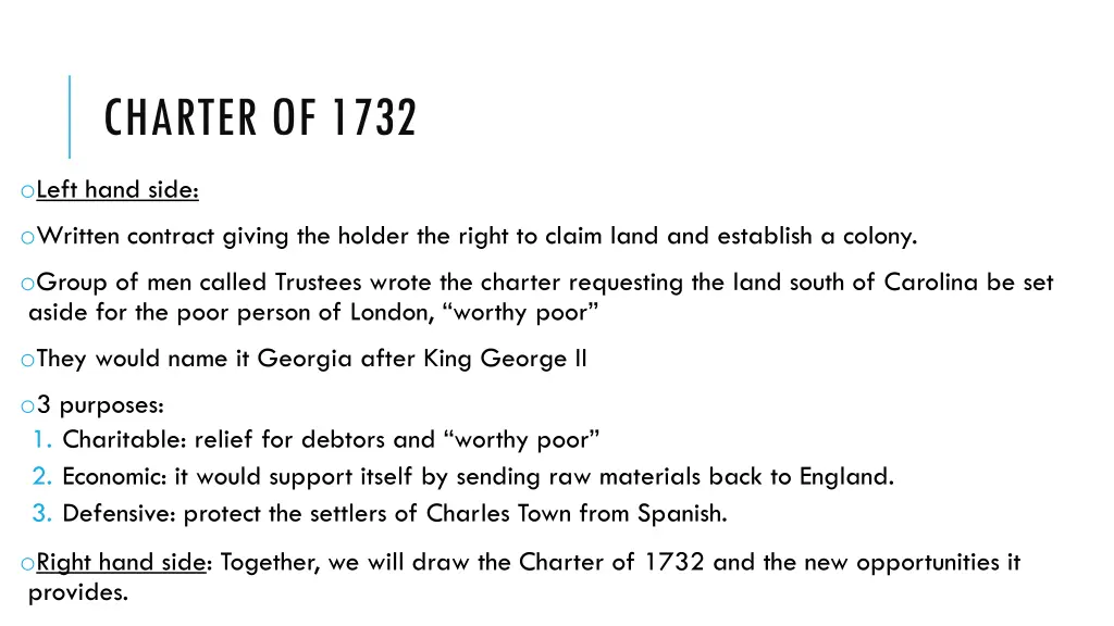 charter of 1732