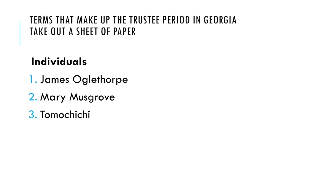 terms that make up the trustee period in georgia