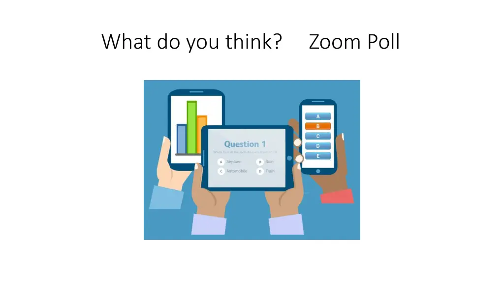 what do you think zoom poll