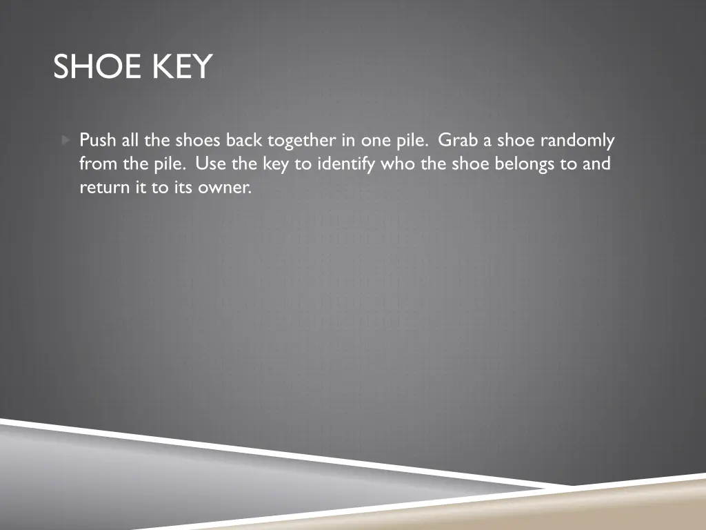 shoe key 4