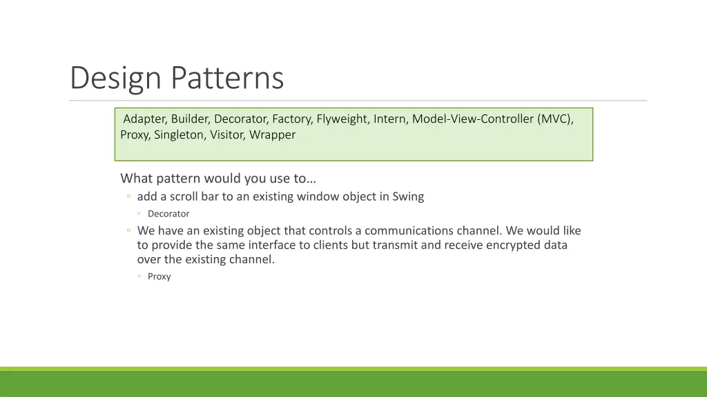 design patterns 1