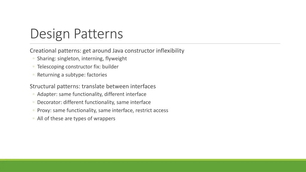 design patterns