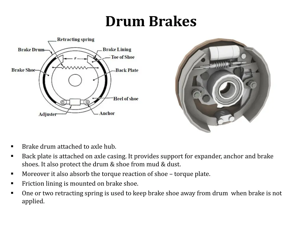 drum brakes