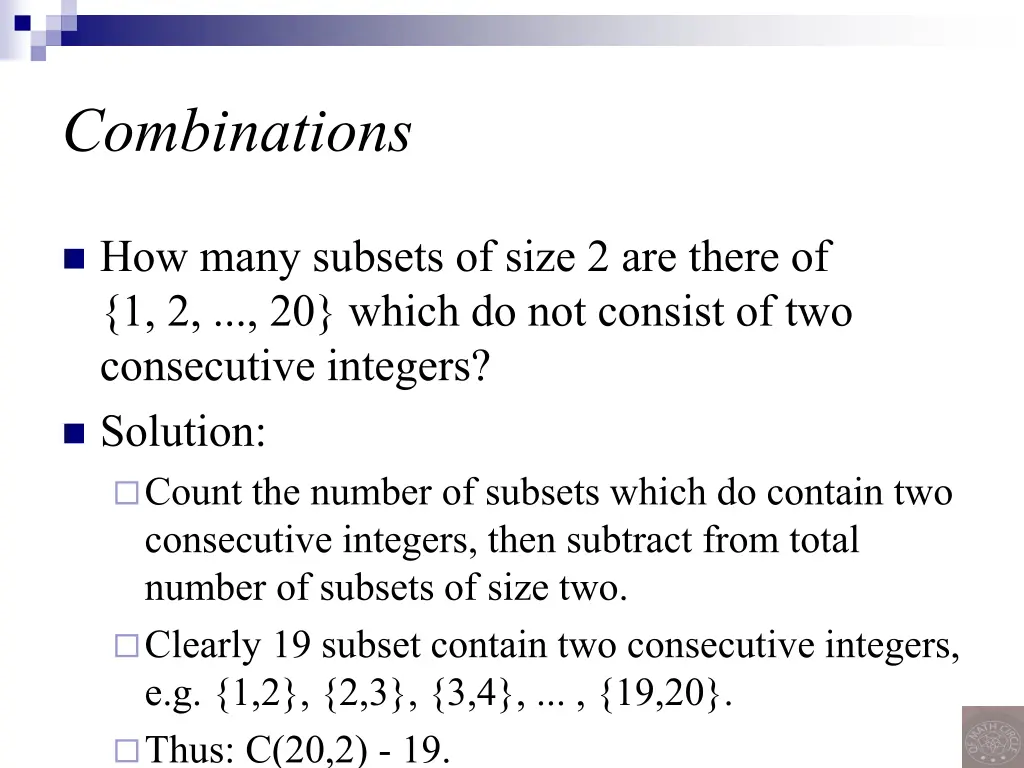 combinations 3