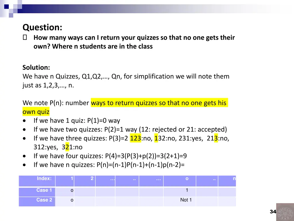 question how many ways can i return your quizzes