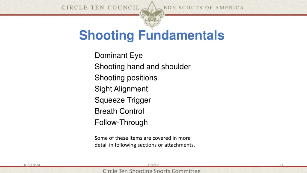 shooting fundamentals