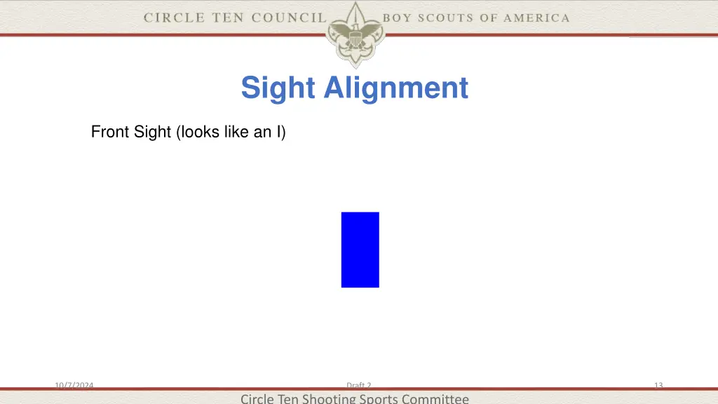 sight alignment