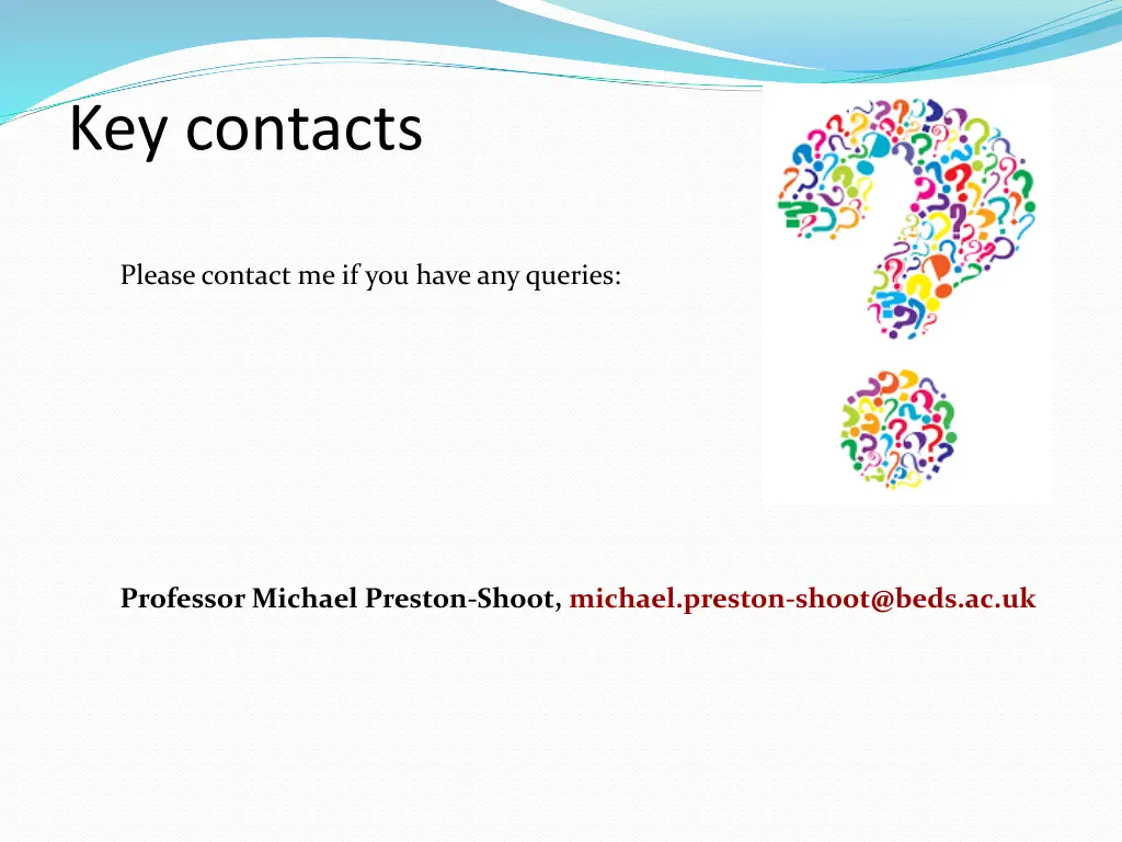 key contacts