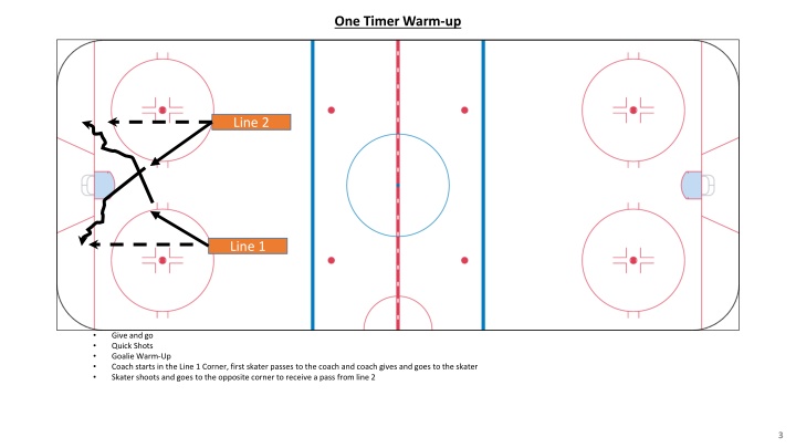 one timer warm up