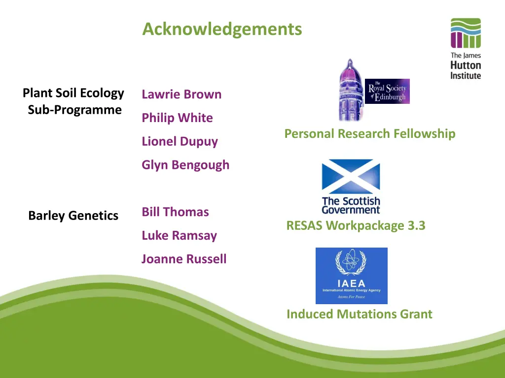 acknowledgements